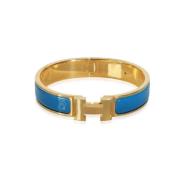 Pre-owned Metal bracelets Hermès Vintage , Blue , Dames