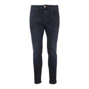 Klassieke Denim Jeans Don The Fuller , Black , Heren