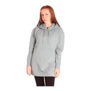 Hoodie met Logo Detail Emporio Armani EA7 , Gray , Dames