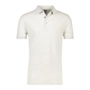 Beige Polo Met Korte Mouwen Profuomo , Beige , Heren