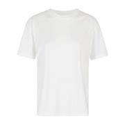 Logo Puff Stijlvolle Top T by Alexander Wang , White , Dames