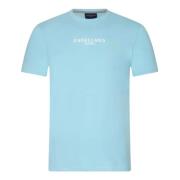 Blauwe Mandrio Tee T-shirt Cavallaro , Blue , Heren