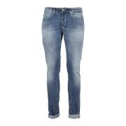 Stijlvolle George Jeans voor Mannen Dondup , Blue , Heren