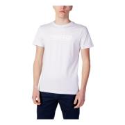 Wit Korte Mouw Ronde Hals T-shirt Antony Morato , White , Heren