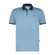 Polo Shirt Korte Mouw Lichtblauw State of Art , Blue , Heren