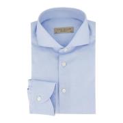 Modern Tailored Fit Business Overhemd John Miller , Blue , Heren