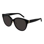 Zwarte zonnebril SL M39/K Saint Laurent , Black , Dames