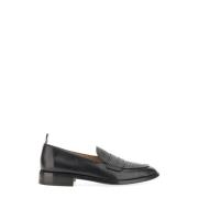 Klassieke Penny Loafer Leren Zool Thom Browne , Black , Heren