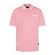 Roze Polo Shirt met korte mouwen Bugatti , Pink , Heren