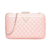 Gevlochten Twiller Clutch - Schoudertas Guess , Pink , Dames