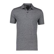 Zwart poloshirt met korte mouw Hugo Boss , Gray , Heren