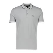 Grijze Polo Shirt Korte Mouw Hugo Boss , Gray , Heren