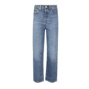 Valley View Straight Enkel Jeans Levi's , Blue , Dames