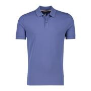 Blauw poloshirt korte mouw Hugo Boss , Blue , Heren