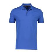 Klassieke Pallas Polo Blauw Korte Mouw Hugo Boss , Blue , Heren