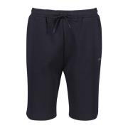 Donkerblauwe Jogger Shorts Hugo Boss , Blue , Heren