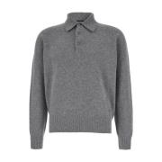 Kasjmier Polo Sweater in Grijs Tom Ford , Gray , Heren