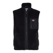 Zwarte Sherpa Jassen Tommy Hilfiger , Black , Heren