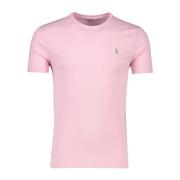 Roze Custom Slim Fit T-shirt Ralph Lauren , Pink , Heren