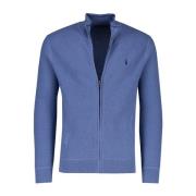 Blauw Vest met Rits Ralph Lauren , Blue , Heren