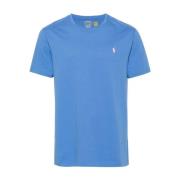 Blauwe New England Tee Ralph Lauren , Blue , Heren