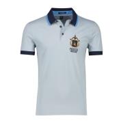 Polo Shirt Korte Mouw Lichtblauw Aeronautica Militare , Blue , Heren