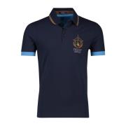 Donkerblauw Poloshirt met korte mouwen Aeronautica Militare , Blue , H...