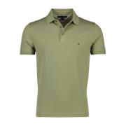 Groene Slim Fit Polo Shirt Tommy Hilfiger , Green , Heren