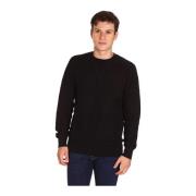 Gestreepte Trui Zwart Casual Stijl Armani Exchange , Black , Heren