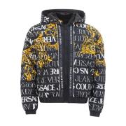 Omkeerbare Logo Pufferjas Versace Jeans Couture , Multicolor , Heren