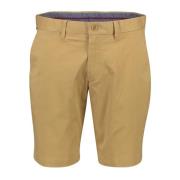 Bruine Shorts Effen Katoen NorHeren Pasvorm Tommy Hilfiger , Brown , H...