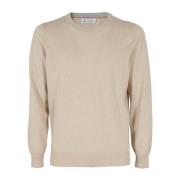 Stijlvolle Hals Trui Brunello Cucinelli , Beige , Heren