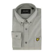 Casual Grijs Shirt met Button-Down Kraag Lyle & Scott , Gray , Heren