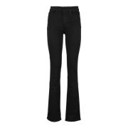 Klassieke Straight Leg Jeans Paige , Black , Dames