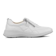 Witte Leren Sneakers Waldläufer , White , Dames