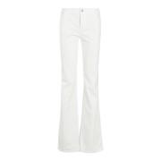Klassieke Bootcut Jeans voor Vrouwen Ermanno Scervino , White , Dames