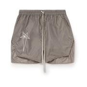 Champions Beige Logo Bermuda Shorts Rick Owens , Beige , Heren