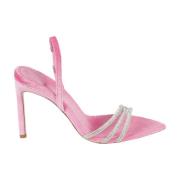 High Heel Sandals Bettina Vermillon , Pink , Dames