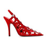 Hoge hakken Grid The Attico , Red , Dames