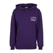 Artistieke Cappuccio Hoodie Livincool , Purple , Dames