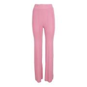 Gebreide Rechte Broek Remain Birger Christensen , Pink , Dames