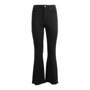 Klassieke Denim Jeans Federica Tosi , Black , Dames