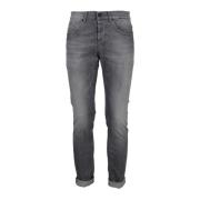 Stijlvolle Denim Jeans voor Mannen Dondup , Gray , Heren