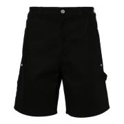 Zwarte Sailor Denim Shorts Courrèges , Black , Heren