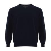 Blauwe Cashmere Sweater Heren Colombo , Blue , Heren