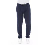 Blauwe Katoenen Chino Broek met Trekkoordsluiting Baldinini , Blue , H...