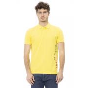 Trendy Geel Katoenen Polo Shirt Baldinini , Yellow , Heren