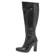 Pre-owned Leather boots Balenciaga Vintage , Black , Dames