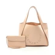 Pre-owned Leather handbags Stella McCartney Pre-owned , Beige , Dames