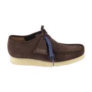 Stijlvolle Wallabee Schoenen voor Mannen Clarks , Brown , Heren